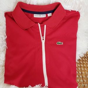 Lacoste Sport, tennis polo - Red, size S